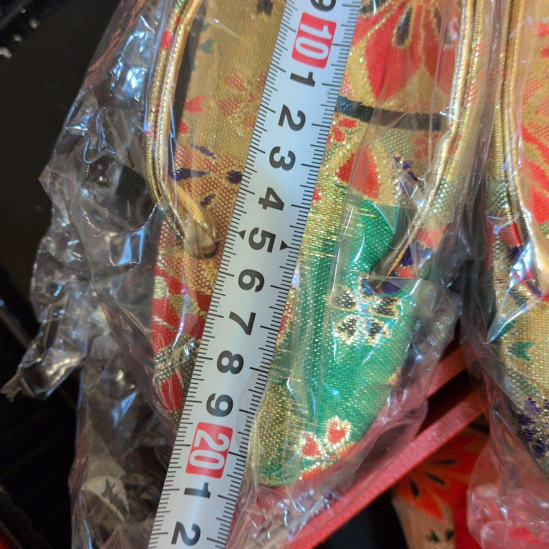 #SWG01.七五三女子７歳振袖飾帯小物付金駒刺繍御所車束ね熨斗吉祥花文金彩逸品