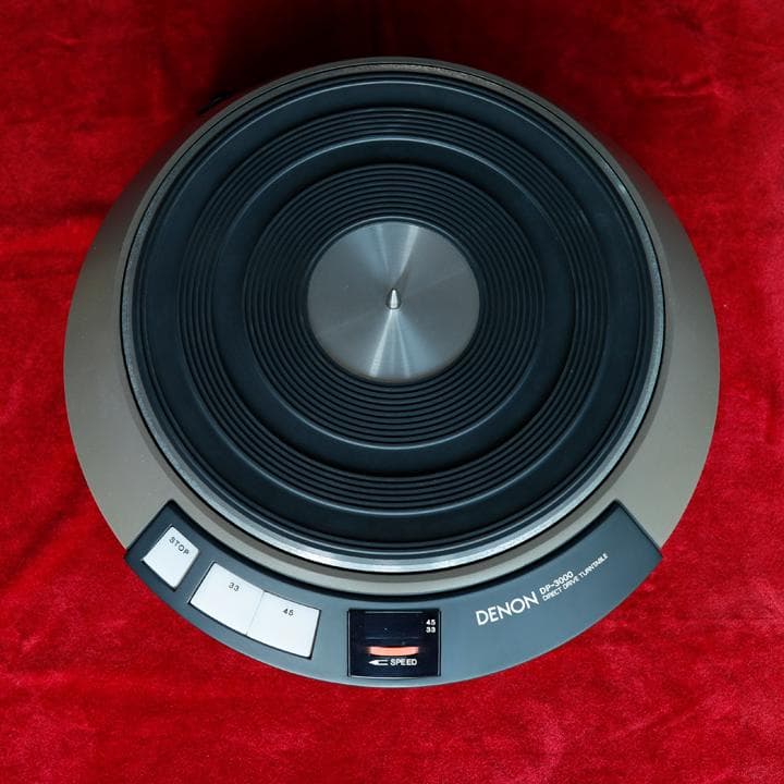 DENON DP-3000 ターンテーブル動作品 ＋ DK-100キャビネット