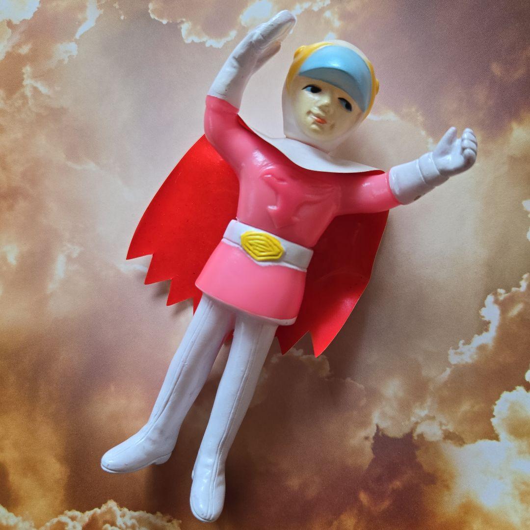 万創　ガッチャマン　白鳥のジュン　ソフビ