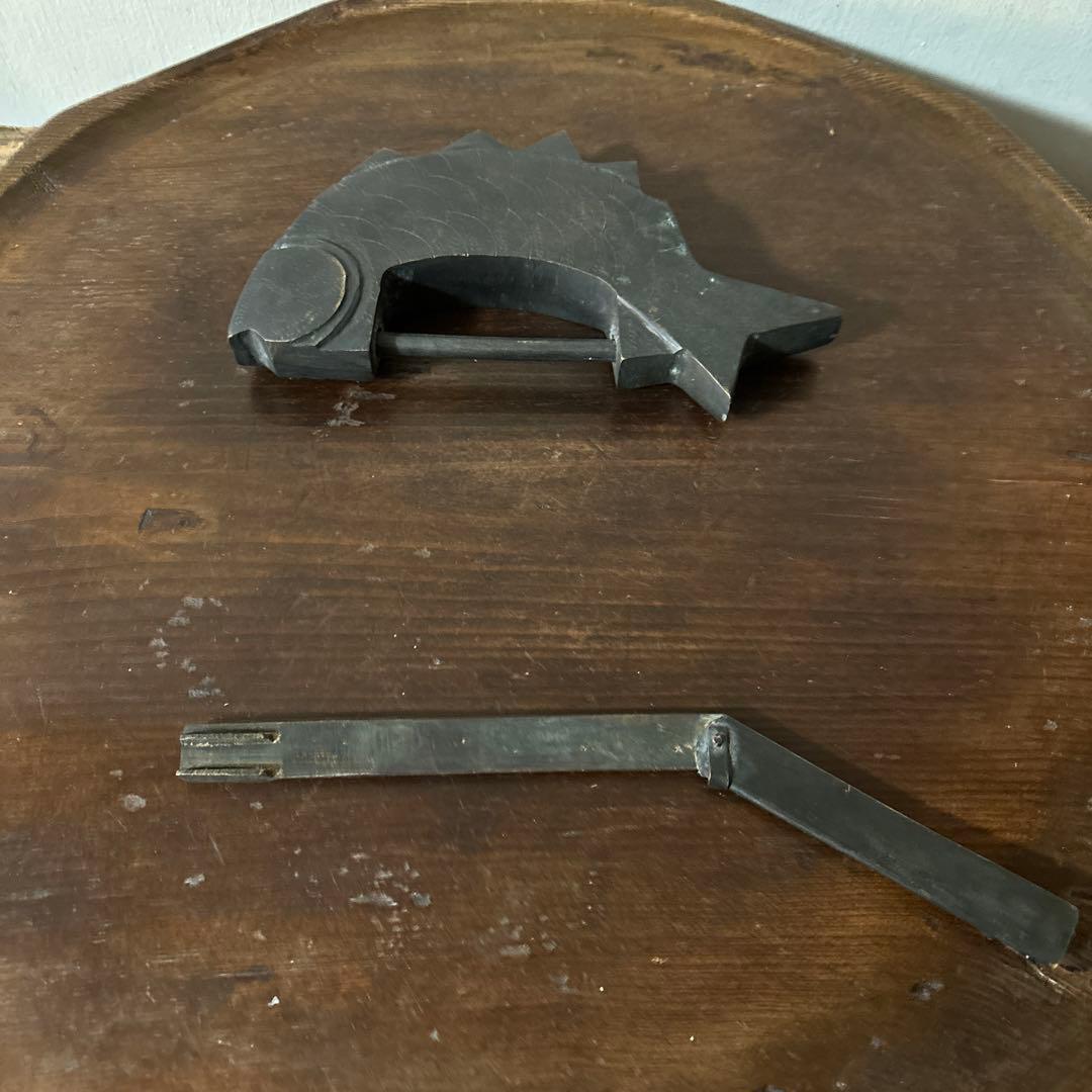 李朝　朝鮮王朝　魚型錠前　鍵　参考写真です。