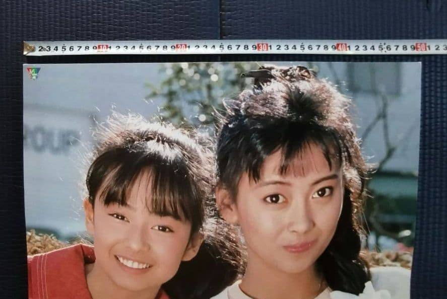 中山美穂さんと後藤久美子さん　「ママはアイドル」のパネルです