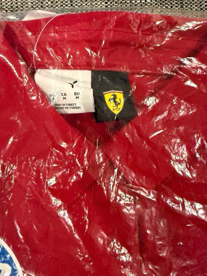 (新品・未使用) Puma F1 Ferrari ポロシャツ半袖 US Mサイズ