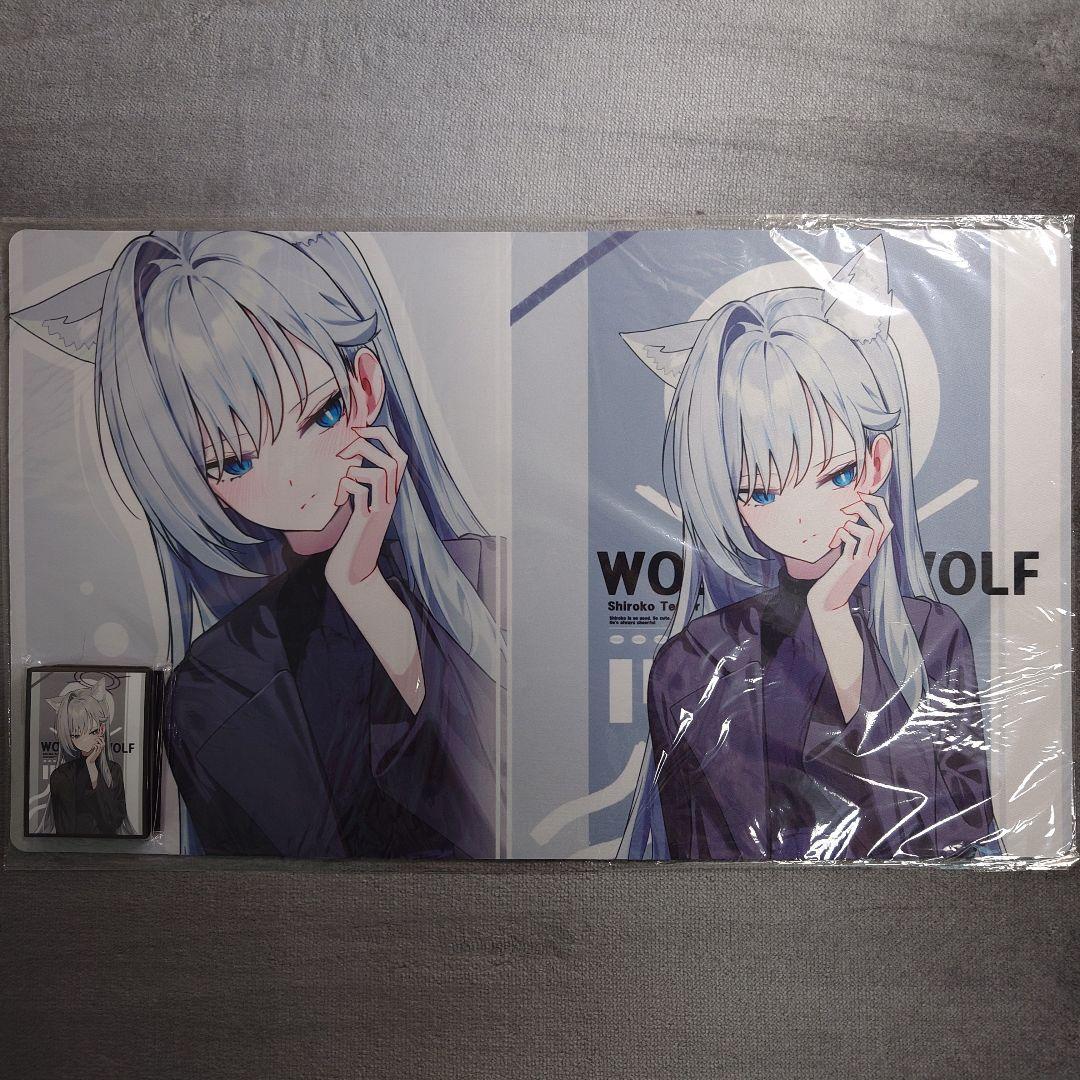 α1 ブルアカ ジャケット&黒セーター シロコテラー スリーブ&プレイマット