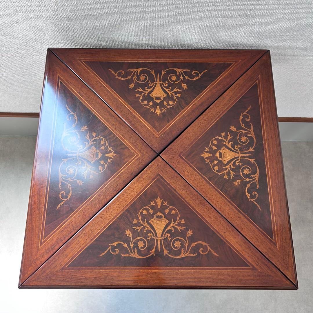 希少 アンティーク ゲーミングテーブル サイドテーブル 家具 ヴィンテージ