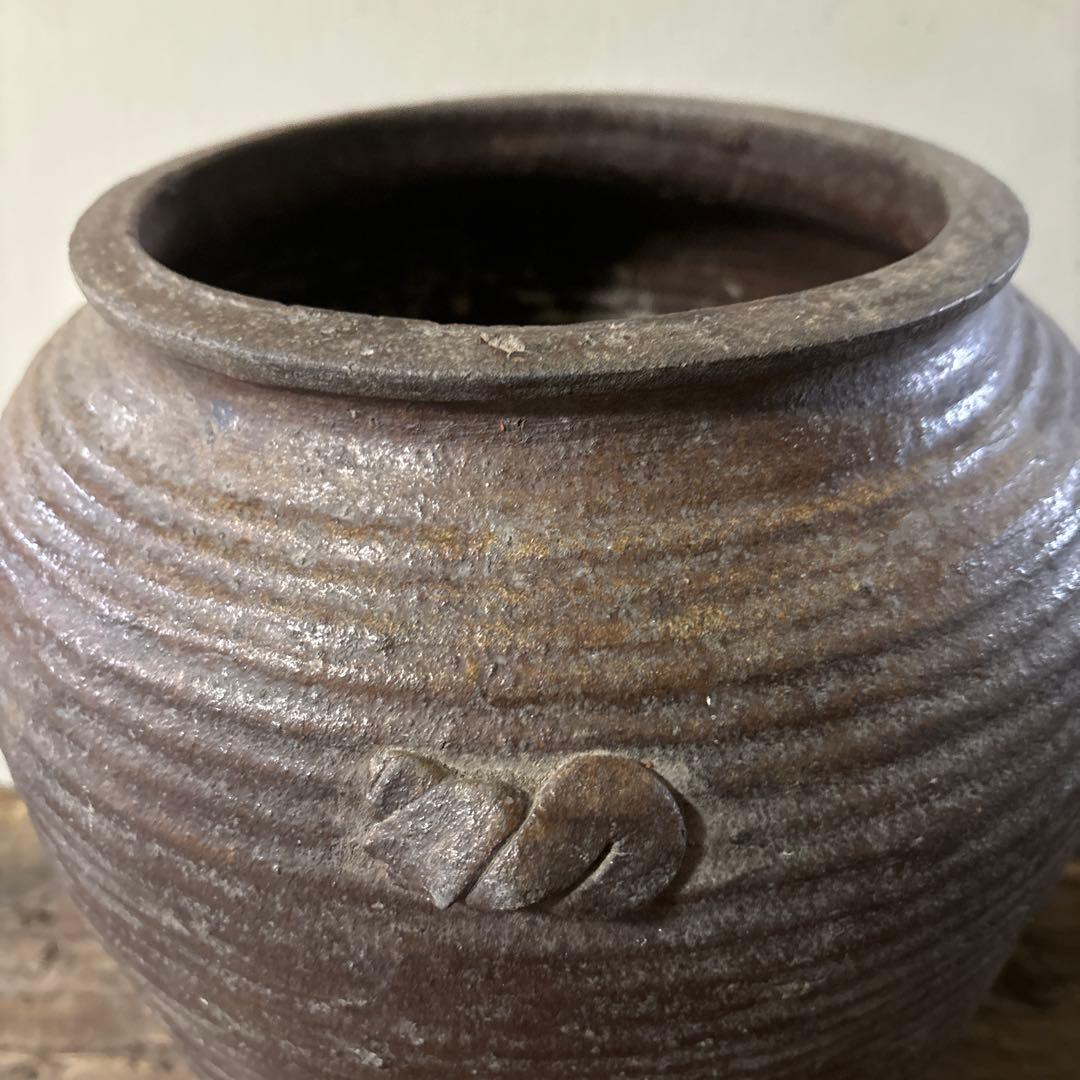 古丹波ニ耳壷　江戸　古常滑　古越前　古備前　古信楽　古瀬戸　古陶　骨董　花器李朝