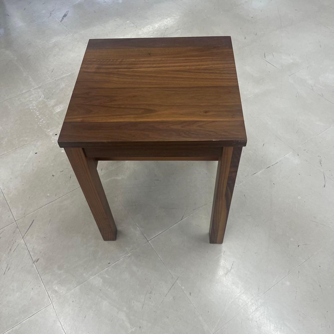 無印良品　MUJI ウォルナット　サイドテーブル　ベンチ