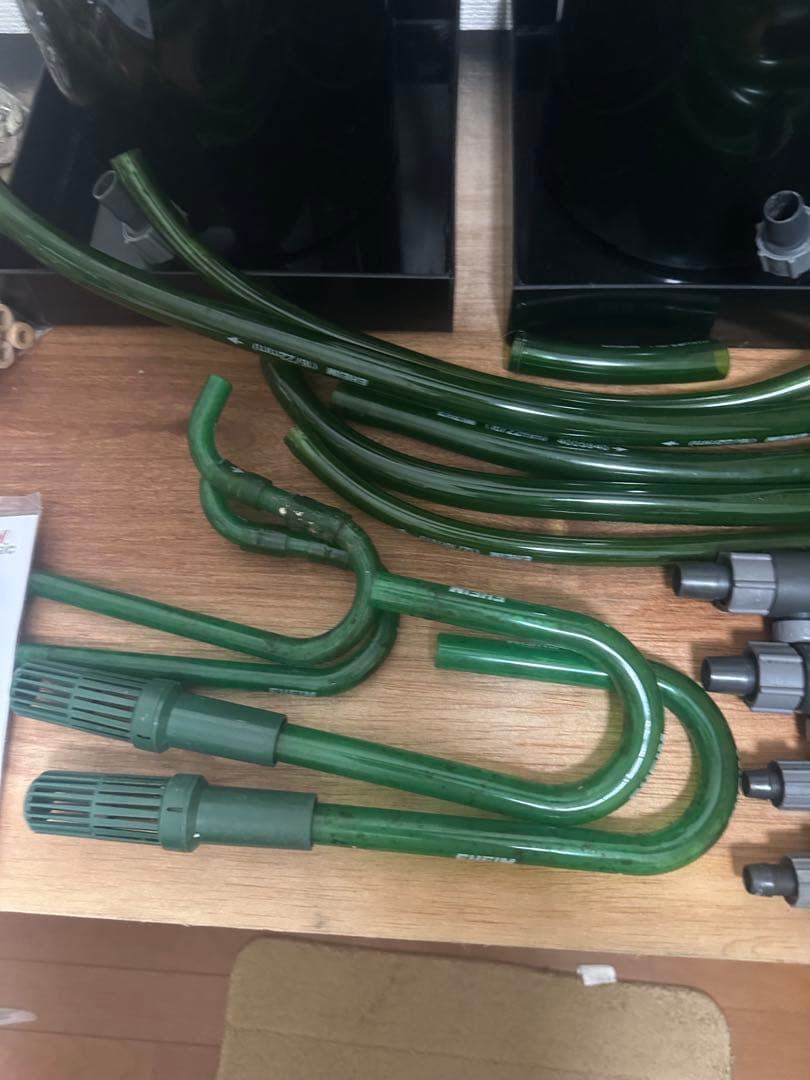 美品　エーハイム 2217 50Hz ダブルタップ・ろ材・ホース　2セット