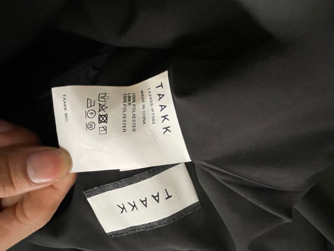 ザコシじゃない方　TAAKK ターク FRILL PANTS フリルパンツ