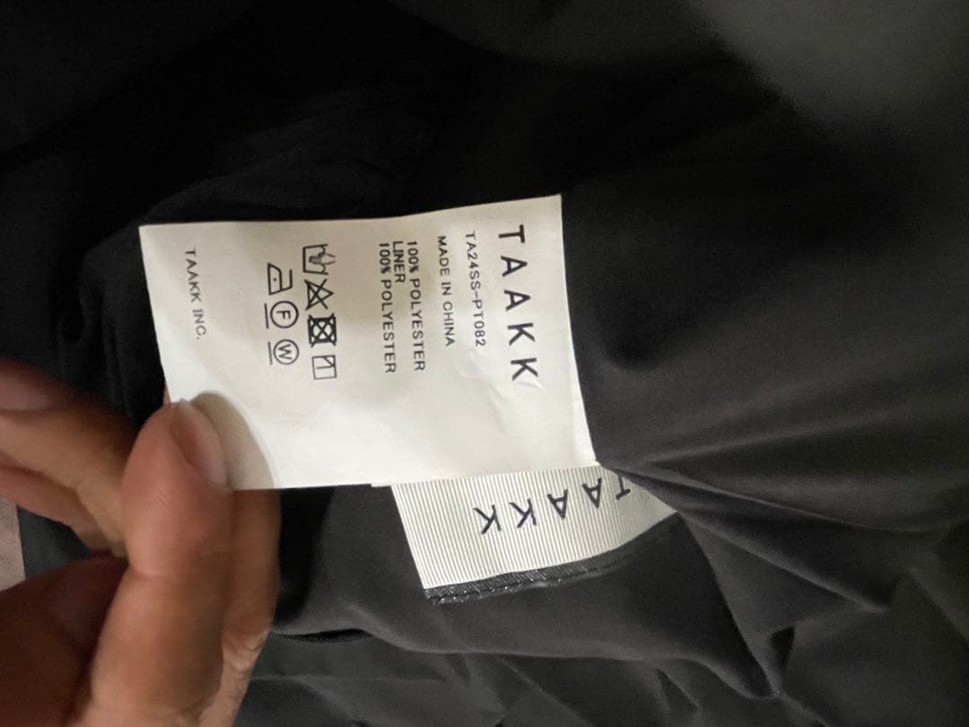 ザコシじゃない方　TAAKK ターク FRILL PANTS フリルパンツ