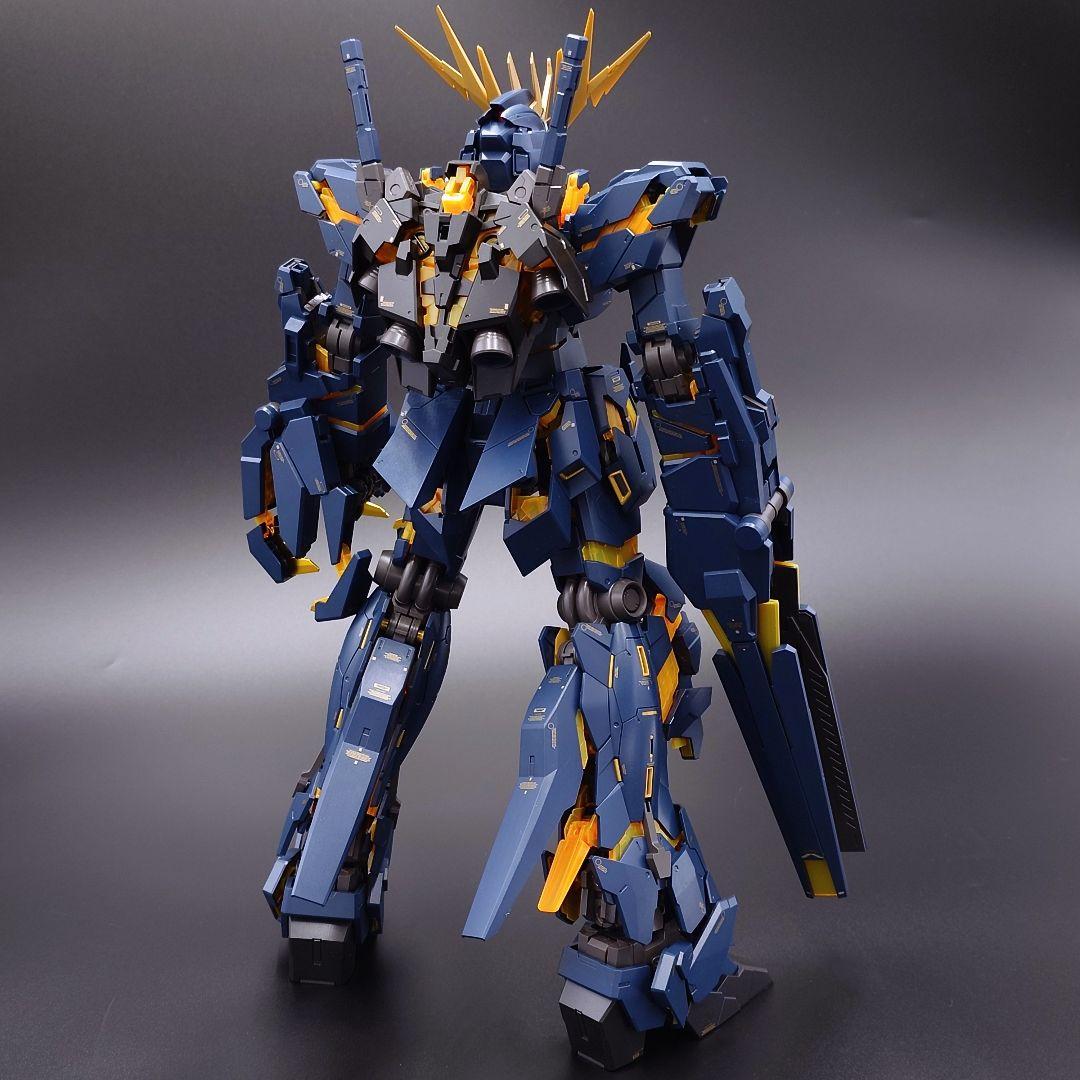 PG 1/60　バンシィ・ノルン　ガンプラ　部分塗装完成品