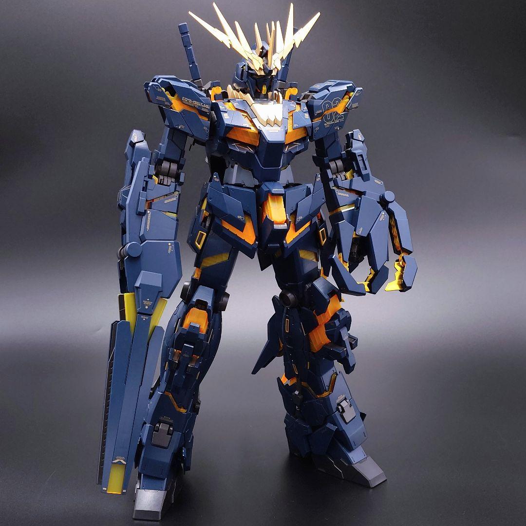 PG 1/60　バンシィ・ノルン　ガンプラ　部分塗装完成品