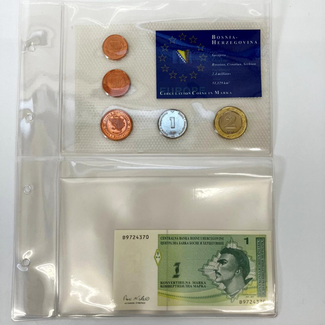 ヨーロッパ連合加盟候補10ヶ国 紙幣＆セット