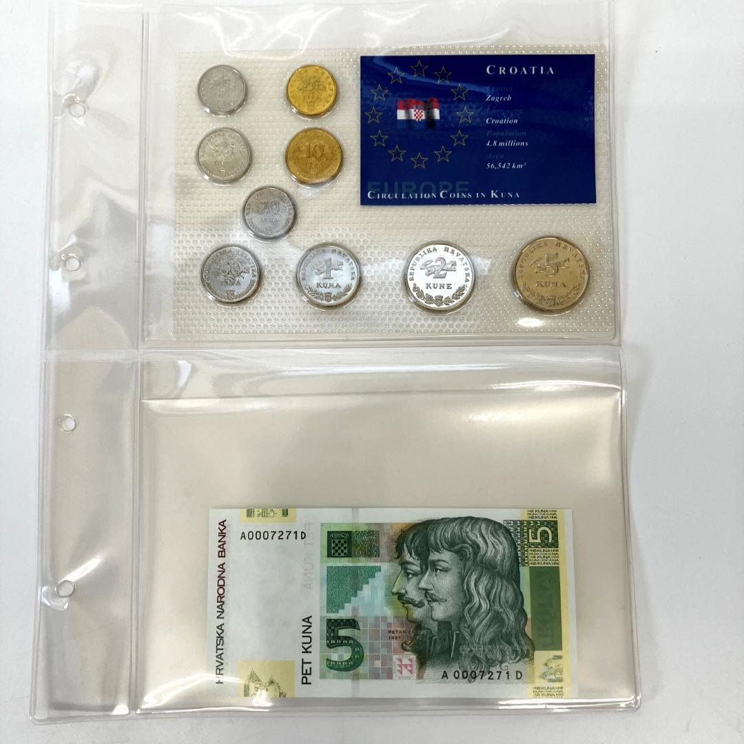 ヨーロッパ連合加盟候補10ヶ国 紙幣＆セット