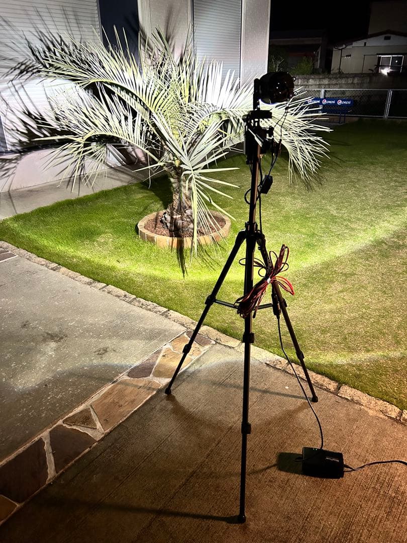 灯火採集　ライトトラップ　紫外線放出加工　35W 三脚付　８mシガー電源