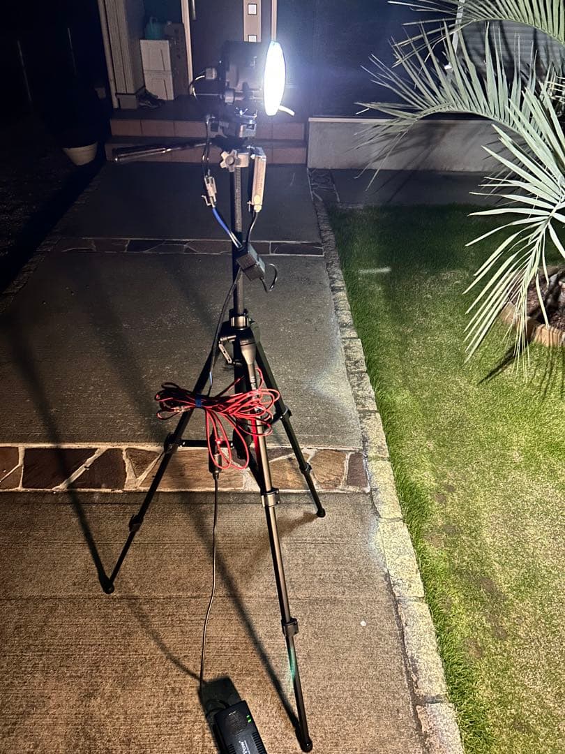 灯火採集　ライトトラップ　紫外線放出加工　35W 三脚付　８mシガー電源