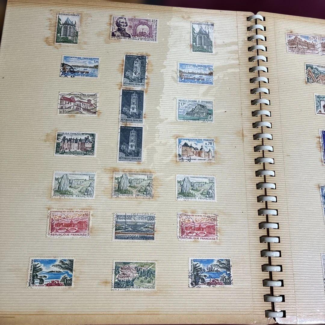 世界各国の使用済み切手　174枚