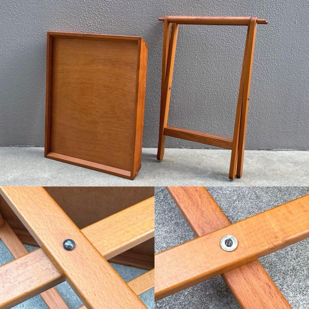 アンティーク 木製 サイドテーブル ローテーブル チークカラー コーヒーテーブル