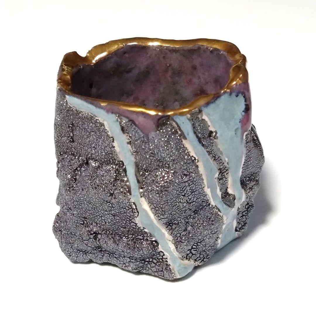 市川透　VANISHING POINT　ぐい呑　備前　酒器