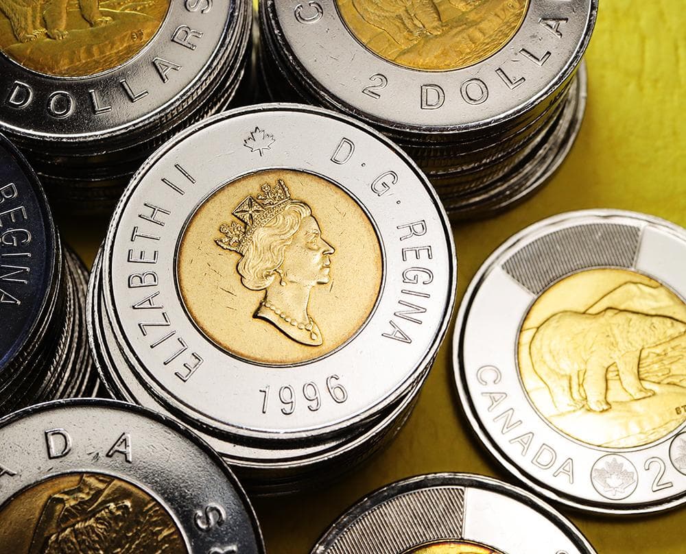 a317 カナダ　2ドル　　硬貨　北極熊　エリザベス女王　52枚　まとめて