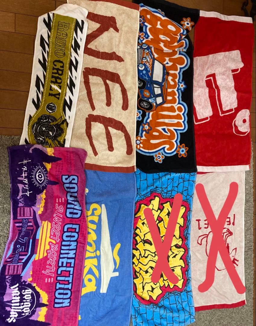 ミュージシャンタオル10枚　ばら売り可能