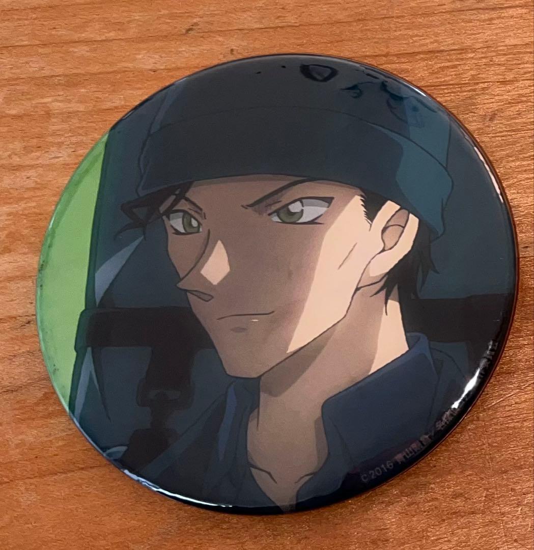 名探偵コナン　缶バッジ　赤井秀一　純黒の悪夢　人気柄　激レア