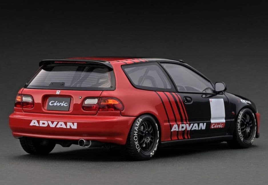 イグニッションモデル シビック アドバンカラー EG6 1/18 タイプR IG