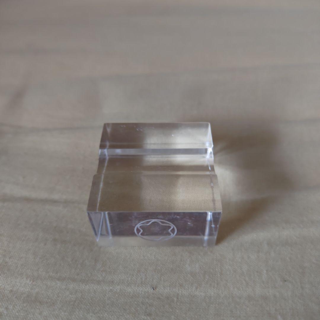 【レア・希少】モンブラン　アクリル　ディスプレイ　ペン立　ペン置き　３点セット