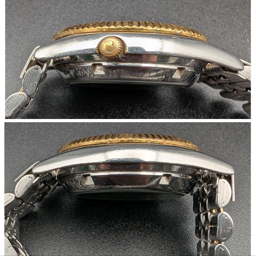 【稼動品】セイコー5 デイデイト 自動巻き 7S26-0500 裏スケ コンビ