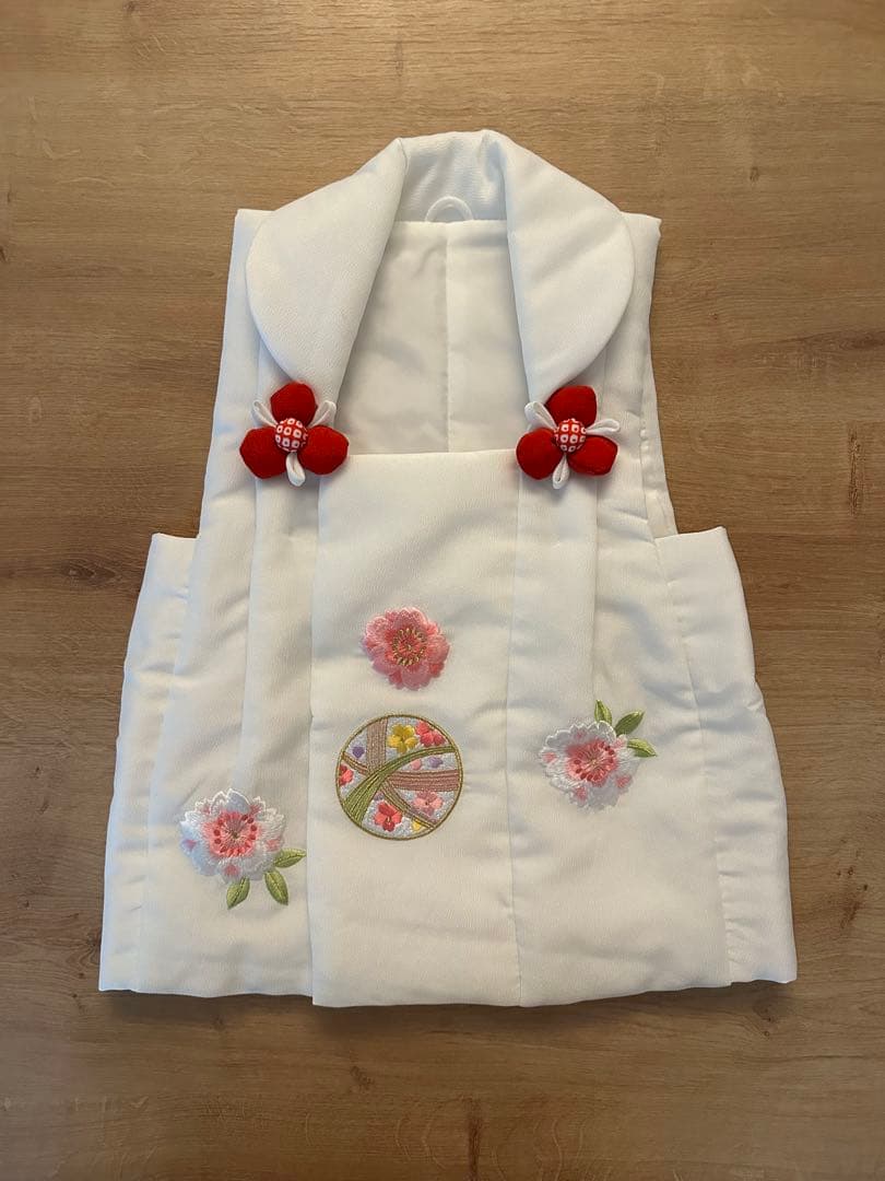 SHI　美品【七五三 3歳 女の子】京都花ひめ フルセット 被布疋田柄