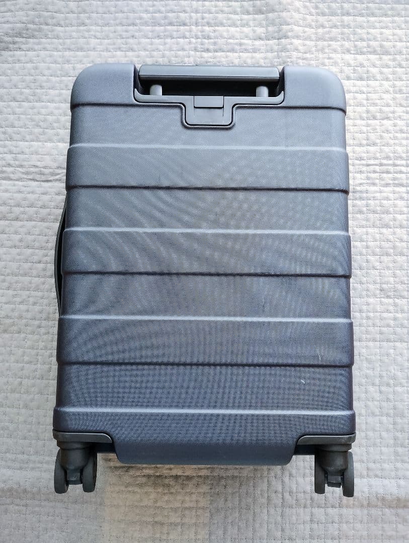 無印 キャリーケース 36L ネイビー　機内持ち込み可能　タイヤロック機能付