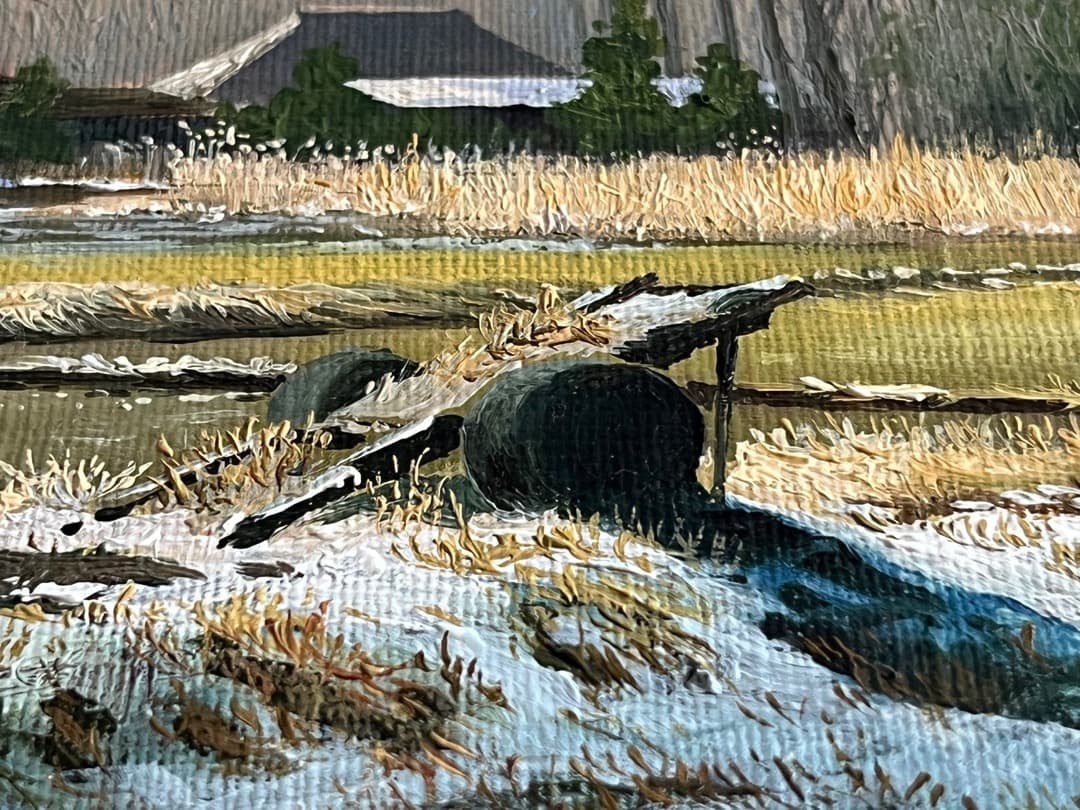 千葉康之 油絵 送料込