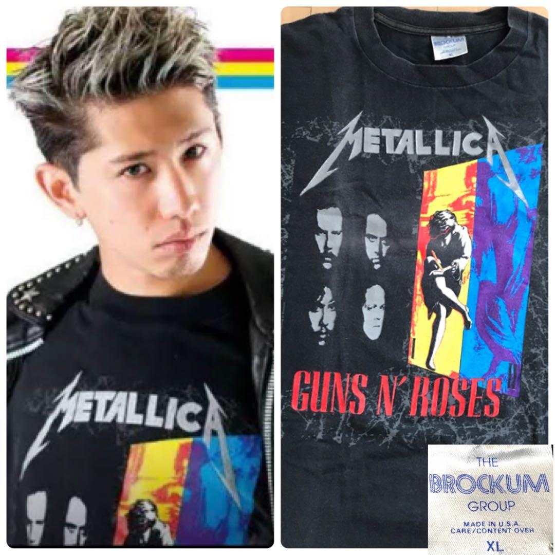 taka着用 メタリカ ガンズアンドローゼズ 1992年製ヴィンテージ Tシャツ