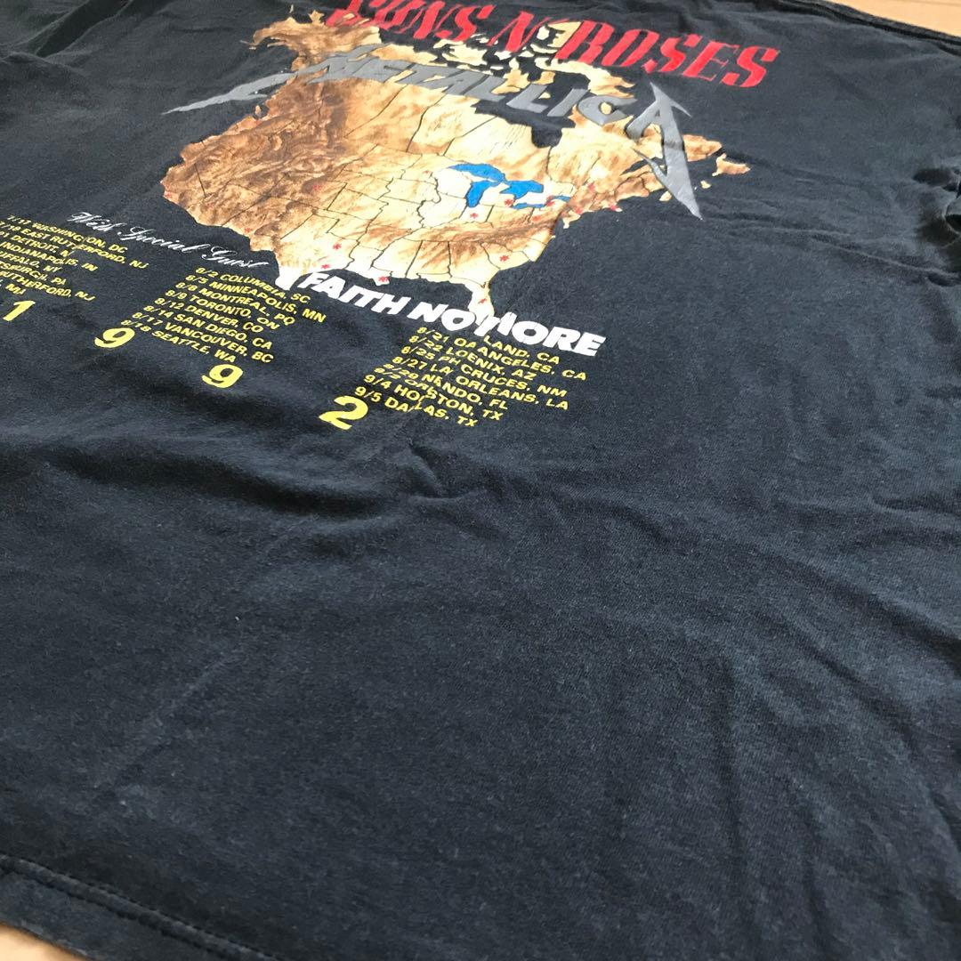 taka着用 メタリカ ガンズアンドローゼズ 1992年製ヴィンテージ Tシャツ
