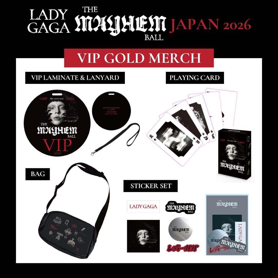 Lady Gaga VIP GOLD 特定グッズ + おまけ付き