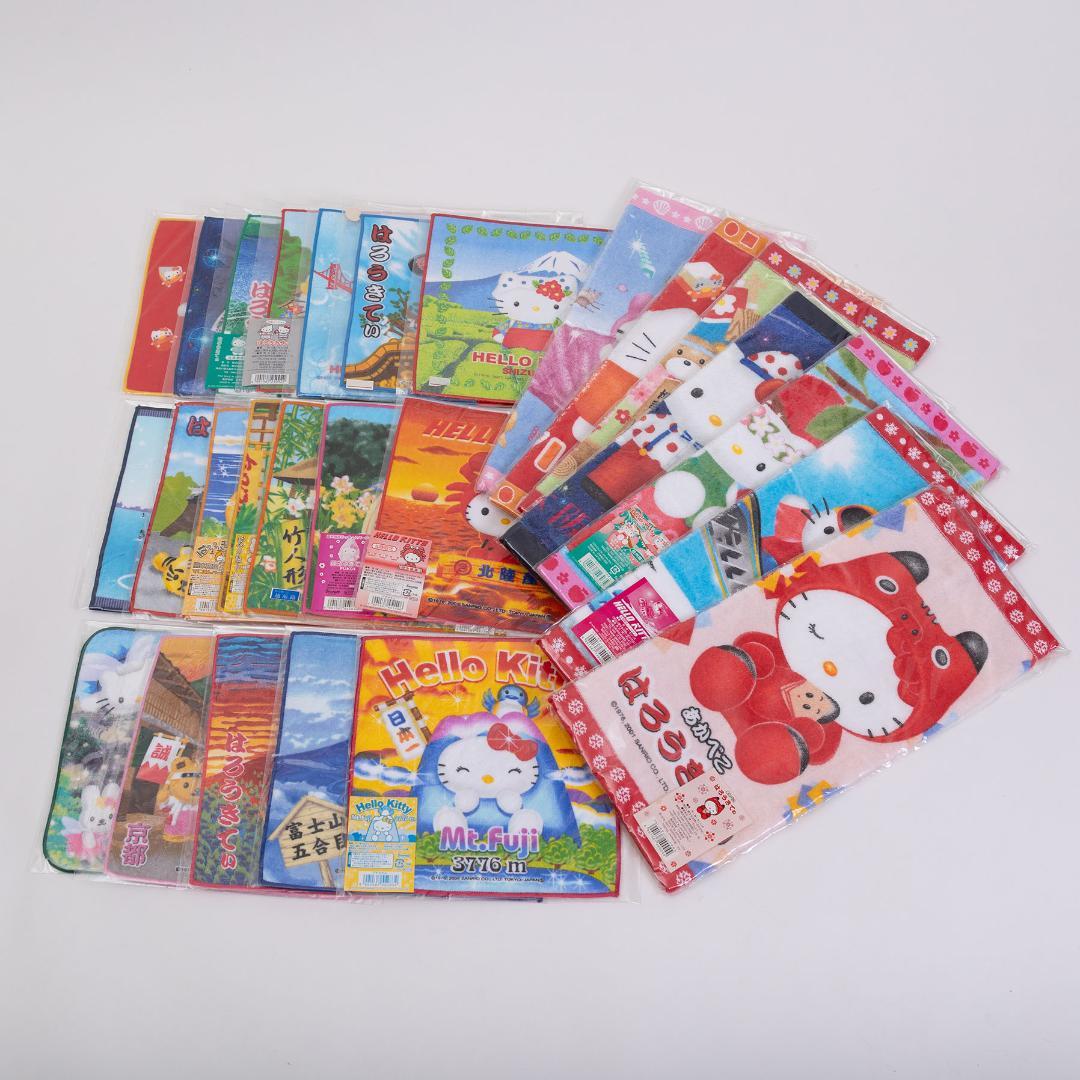 ハローキティ ご当地　ハンカチ　タオル 26枚