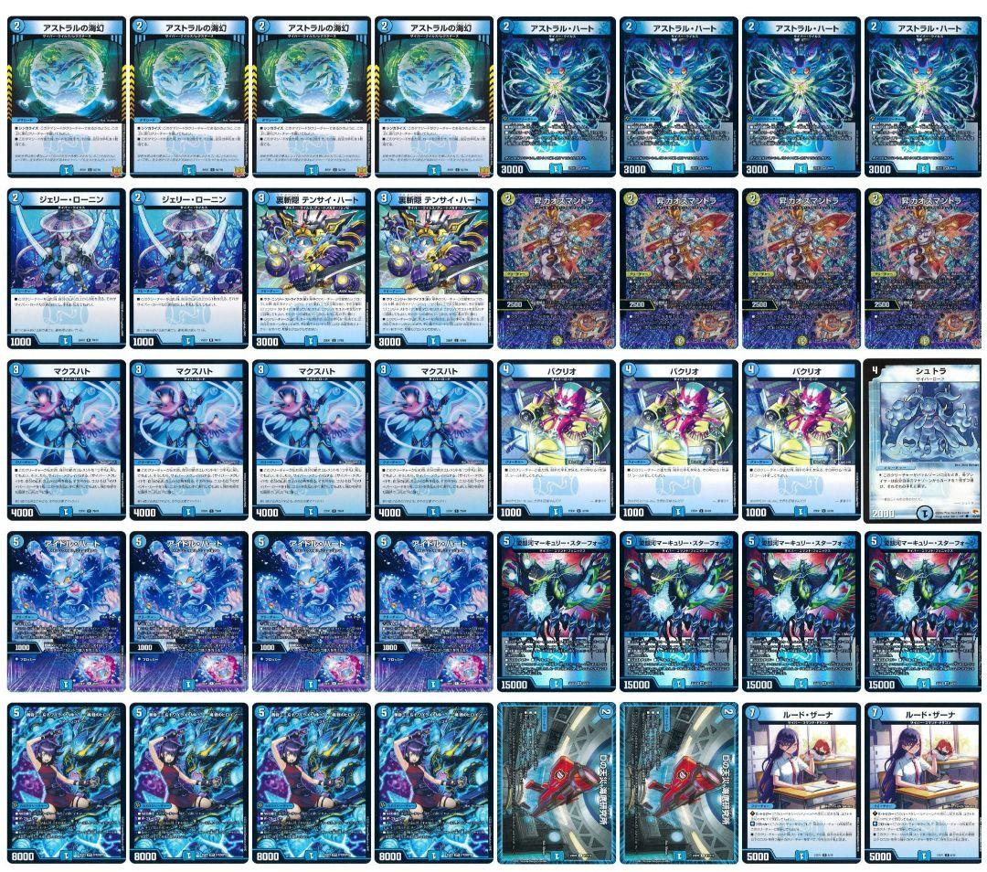 【CS優勝】青単サイバー デッキ