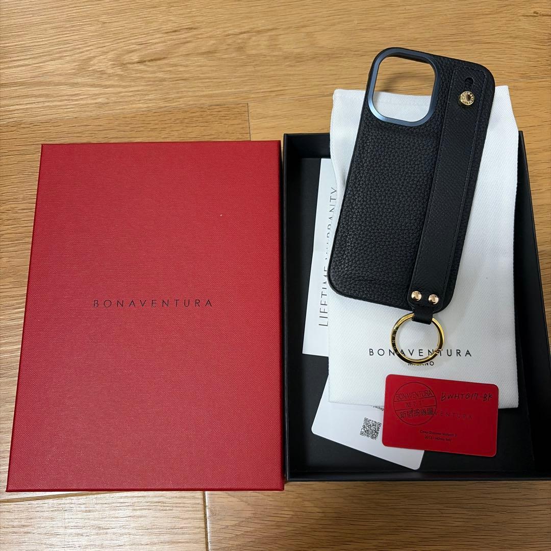 BONAVENTURA ブラック iPhone 17 ケース