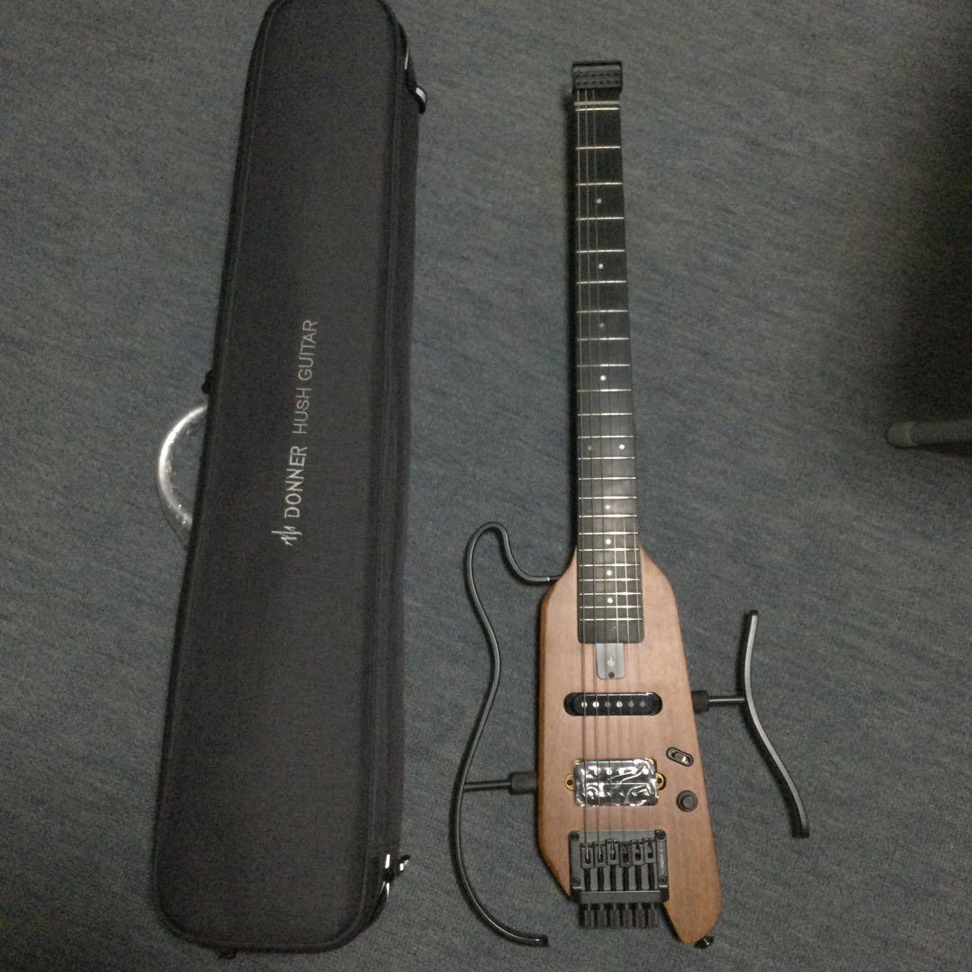 トラベルエレキギター　Donner Hush X