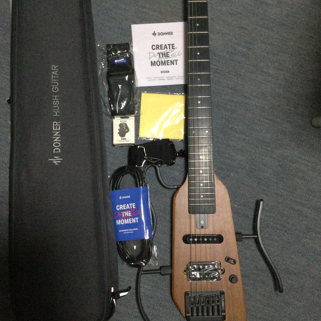 トラベルエレキギター　Donner Hush X