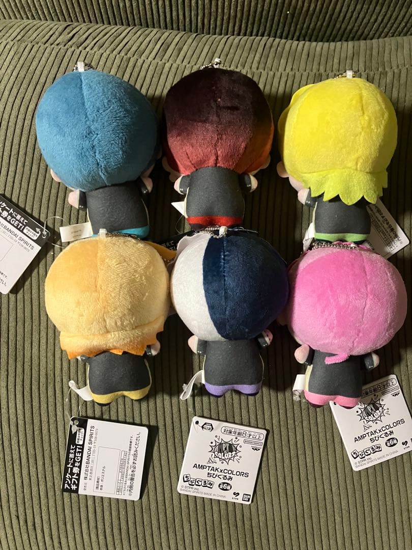 AMPTAKxCOLORS　ちびぐるみ　6種類セット