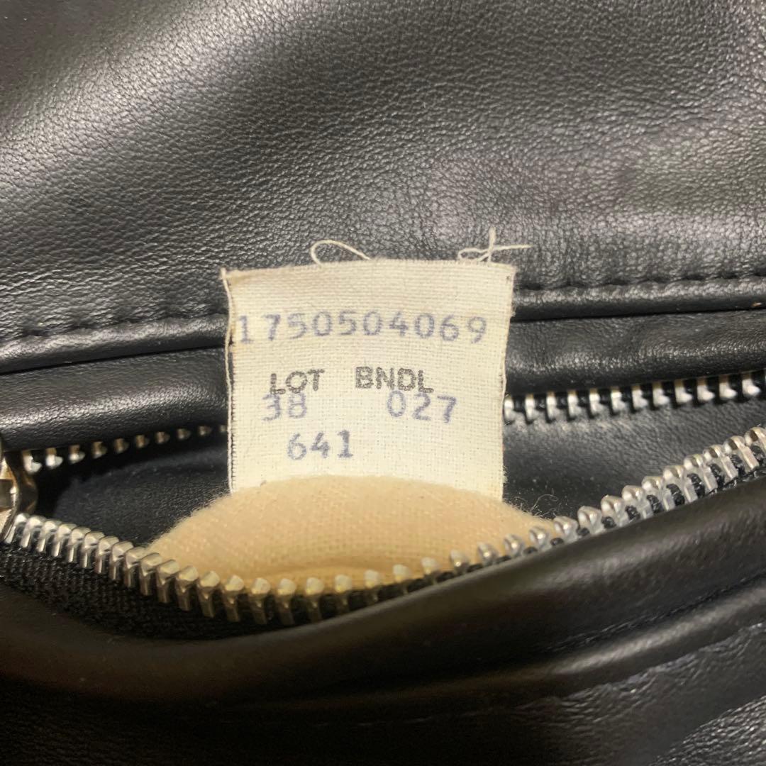 schott シングルライダースジャケット　サイズ38