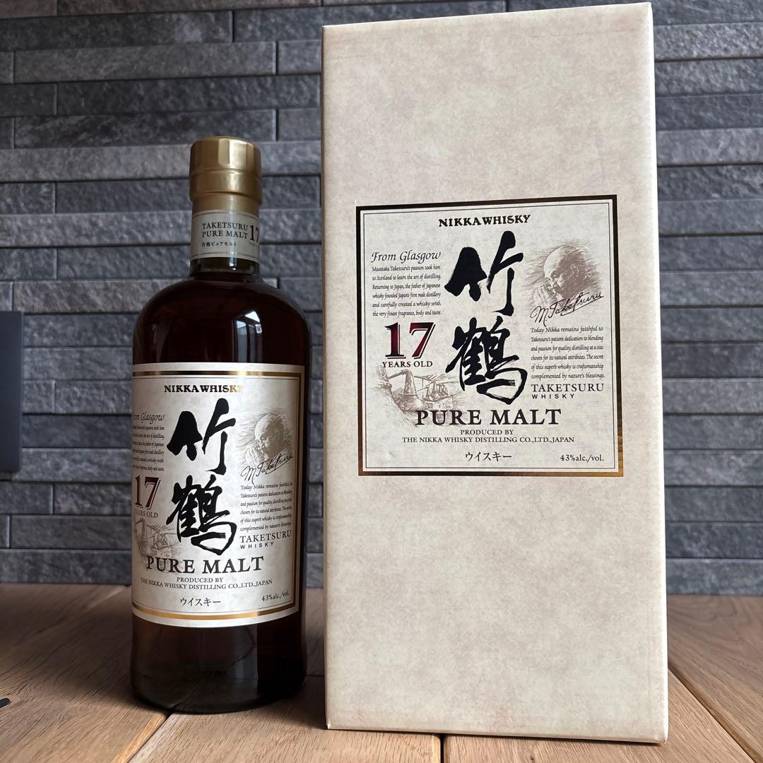 新品未開封箱付 NIKKA 竹鶴17 年ピュアモルト700ml