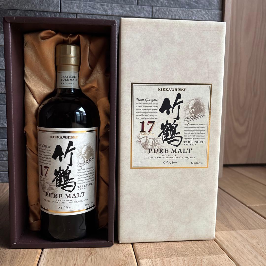 新品未開封箱付 NIKKA 竹鶴17 年ピュアモルト700ml