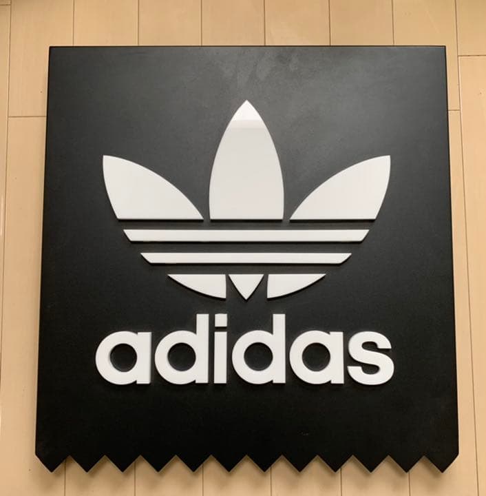 アディダス社　非売品サインボード　超貴重　スチール製