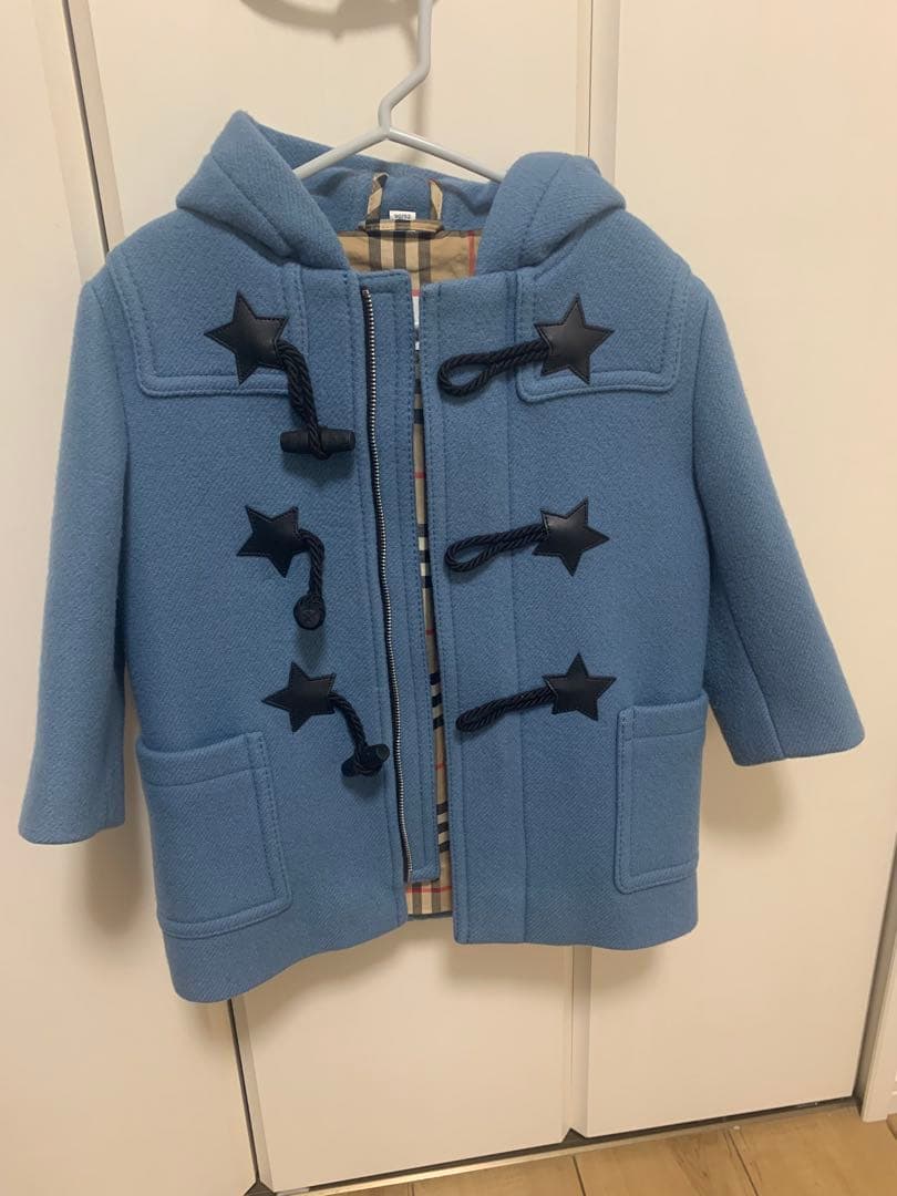 BURBERRY フード付きダッフルコート90