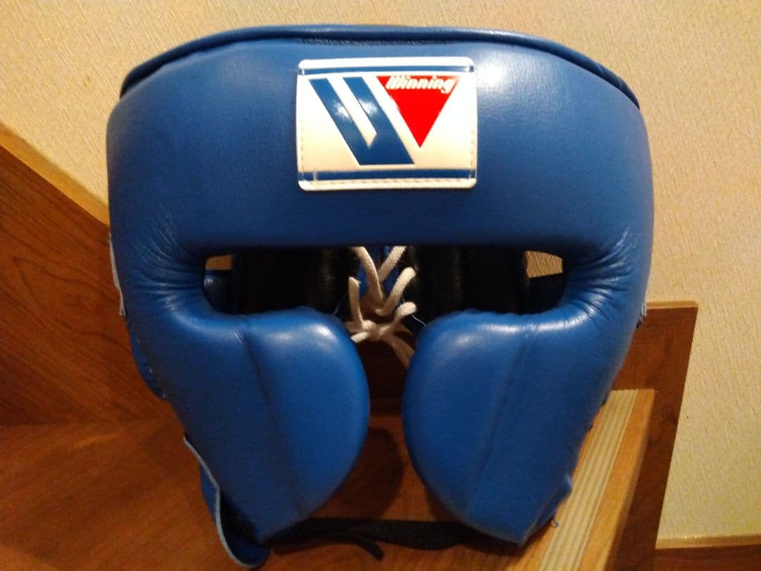 Winning ボクシングヘッドギア Lサイズ 青