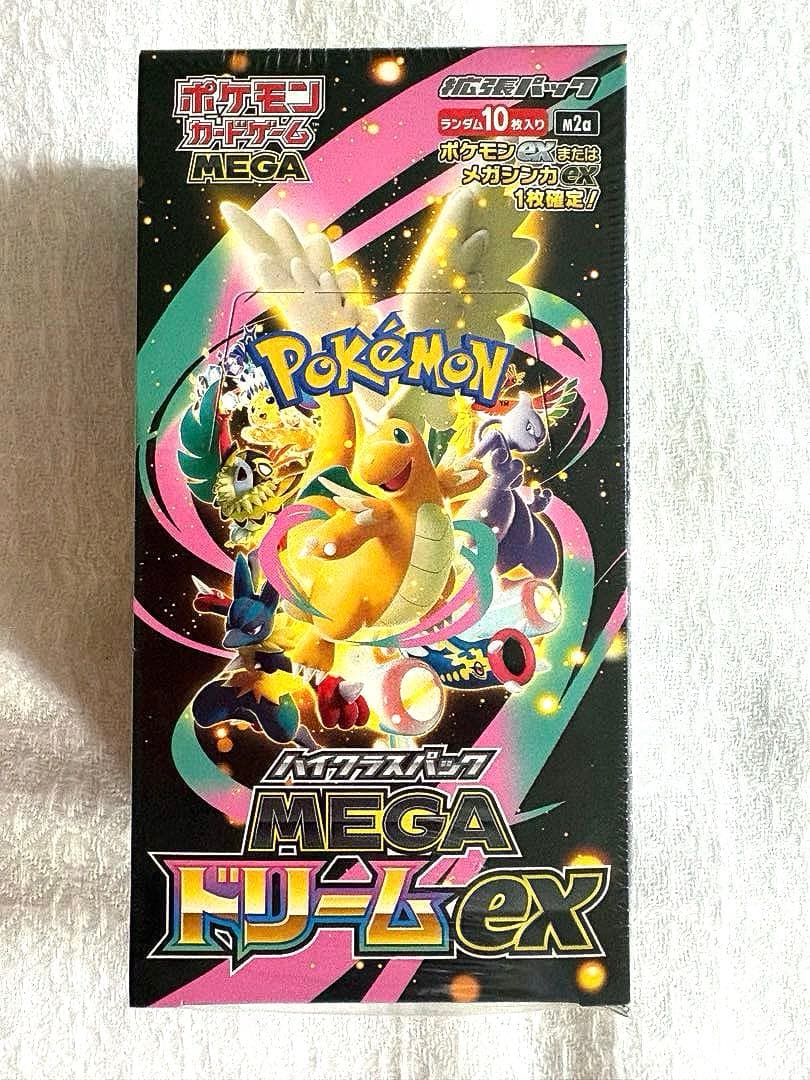 新品未開封　シュリンク付き　MEGAドリームex 1box ポケモンカード