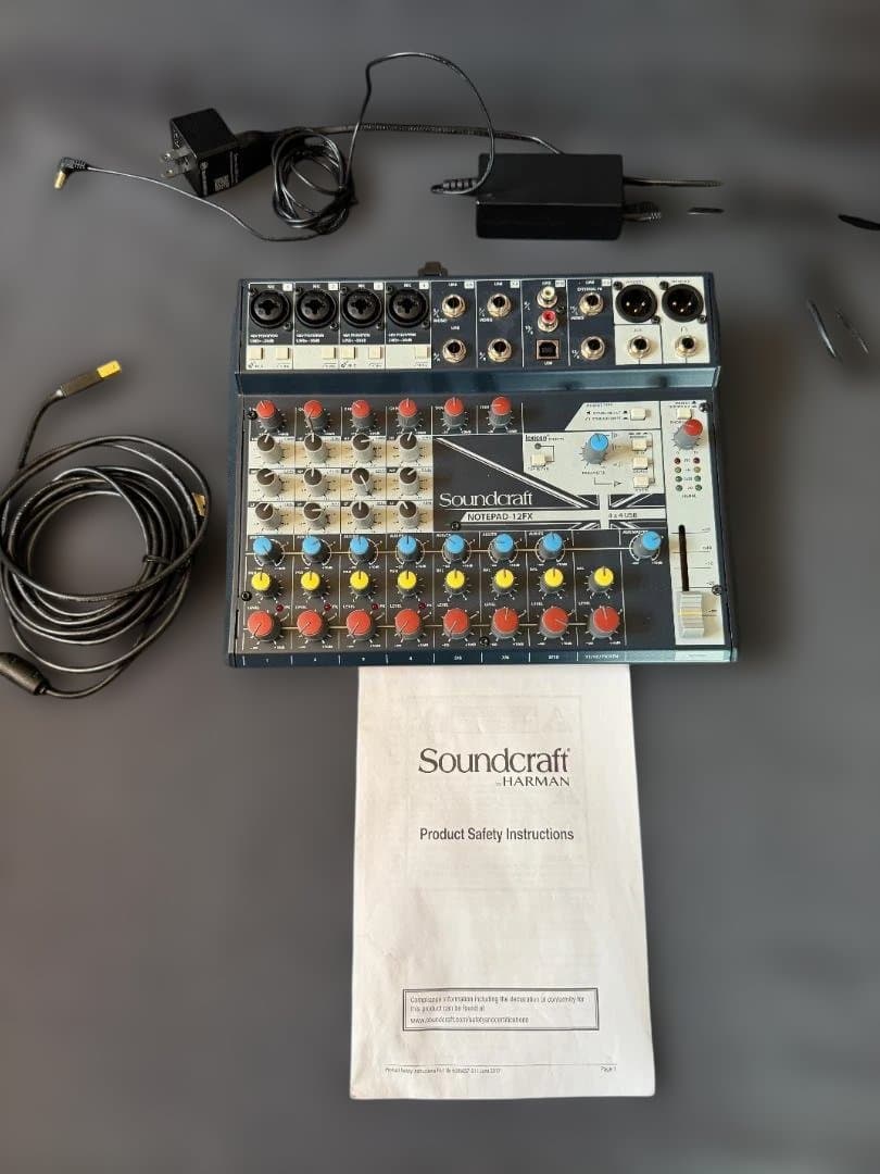 配信機器・PA機器・レコーディング機器 Soundcraft Notepad-12FX