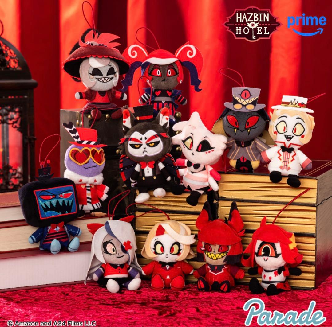 ラウンドワン限定 ハズビンホテルへようこそ　おすわりマスコット 12種コンプ