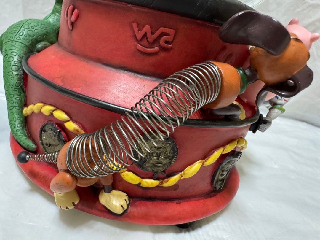 トイストーリー2 赤ランタン ライトアップ オルゴール付き スノーグローブ